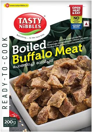 Tasty Nibbles Boiled Buffalo Meat Pouch